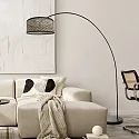 Mexlite floor lamp SOLVA E27 IP20, dimmable