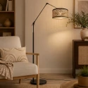 Steinhauer floor lamp PRESTIGE CHIC E27 IP20, dimmable