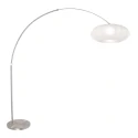 Steinhauer arc luminaire LUMA NOLA 1 flame E27 IP20, steel dimmable