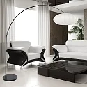 Steinhauer Lampadaire SPARKLED LIGHT E27 IP20, gradable