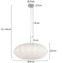Steinhauer pendant luminaire SPARKLED LIGHT E27 IP20, dimmable
