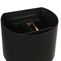 Steinhauer Luminaire mural d’extérieur LOGAN avec capteur IP54, noir gradable