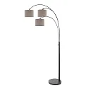 Steinhauer floor lamp SPARKLED LIGHT E27 IP20, dimmable