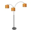Steinhauer Lampadaire SPARKLED LIGHT E27 IP20, gradable
