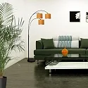 Steinhauer Lampadaire SPARKLED LIGHT E27 IP20, gradable