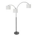Steinhauer Lampadaire SPARKLED LIGHT E27 IP20, gradable