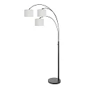 Steinhauer Lampadaire SPARKLED LIGHT E27 IP20, gradable