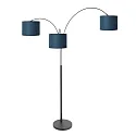Steinhauer Lampadaire SPARKLED LIGHT E27 IP20, gradable