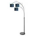 Steinhauer Lampadaire SPARKLED LIGHT E27 IP20, gradable