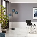 Steinhauer Lampadaire SPARKLED LIGHT E27 IP20, gradable