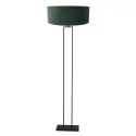 Steinhauer Lampadaire STANG à 1 flamme E27 IP20, noir gradable