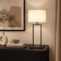 Steinhauer Lampe de table STANG E27 IP20, gradable
