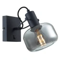 Steinhauer Luminaire mural GLASLIC pivotant, rotatif E27 IP20, noir gradable