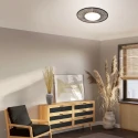anne light & home ceiling luminaire AURA 1 flame IP20, black dimmable