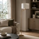Mexlite floor lamp BELLA 1 flame E27 IP20, bronze dimmable