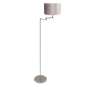 Mexlite Lampadaire BELLA à 1 flamme E27 IP20, acier gradable