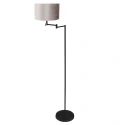 Mexlite floor lamp BELLA 1 flame E27 IP20, black dimmable