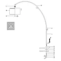 Mexlite Lampadaire SOLVA E27 IP20, gradable