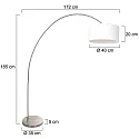 Mexlite Lampadaire SOLVA E27 IP20, gradable