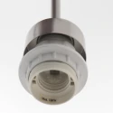 Steinhauer Luminaire à suspension SPARKLED LIGHT à 1 flamme E27 IP20, acier gradable