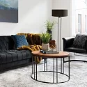 Steinhauer Lampadaire STANG E27 IP20, gradable