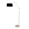 Steinhauer Lampadaire PRESTIGE CHIC à 1 flamme E27 IP20, acier gradable