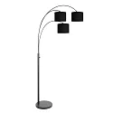 Steinhauer Lampadaire SPARKLED LIGHT E27 IP20, gradable