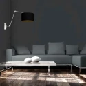 Steinhauer wall luminaire PRESTIGE CHIC 1 flame E27 IP20, steel dimmable