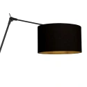 Steinhauer wall luminaire PRESTIGE CHIC 1 flame E27 IP20, black dimmable