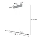 Steinhauer pendant luminaire BANDE IP20, dimmable