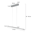 Steinhauer Luminaire à suspension BANDE IP20, gradable