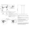 Steinhauer Luminaire à suspension BANDE IP20, gradable