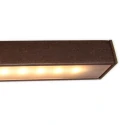 Steinhauer pendant luminaire BANDE 3 flames IP20, cocoa dimmable