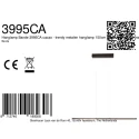 Steinhauer pendant luminaire BANDE 3 flames IP20, cocoa dimmable
