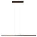 Steinhauer pendant luminaire BANDE 3 flames IP20, cocoa dimmable