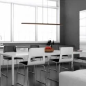 Steinhauer pendant luminaire BANDE 3 flames IP20, cocoa dimmable
