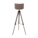 Mexlite Lampadaire TRIEK à 1 flamme E27 IP20, bois gradable