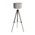 Mexlite Lampadaire TRIEK à 1 flamme E27 IP20, bois gradable