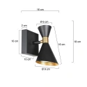 anne light & home wall luminaire PRETO GU10 IP20, dimmable