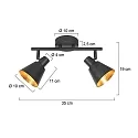 Mexlite ceiling luminaire OEROE E14 IP20, dimmable