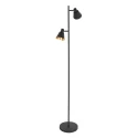 Mexlite floor lamp OEROE 2 flames E14 IP20, black dimmable