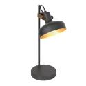Mexlite table lamp PRATO 1 flame E14 IP20, black dimmable