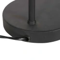 Mexlite table lamp PRATO 1 flame E14 IP20, black dimmable