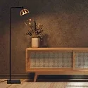 Steinhauer Lampadaire PINTINO GU10 IP20, gradable