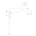 Steinhauer Luminaire mural PINTINO GU10 IP20, gradable