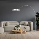 Steinhauer floor lamp RINGLUX IP20, dimmable