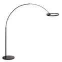 Steinhauer Lampadaire RINGLUX à 2 flammes IP20, noir gradable