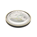 Steinhauer Luminaire de plafond RINGLUX à 2 flammes IP20, noir gradable