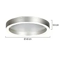 Steinhauer ceiling luminaire RINGLUX IP20, dimmable