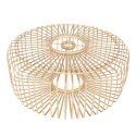 Steinhauer ceiling luminaire BREEZA BEACH 1 flame E27 IP20, black dimmable